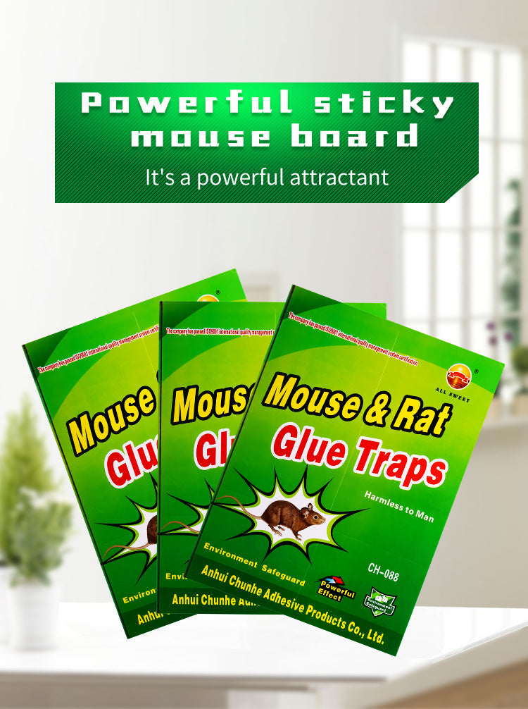 Khaha Mouse & Rat Glue Traps – Sticky Trap Boards with Bait