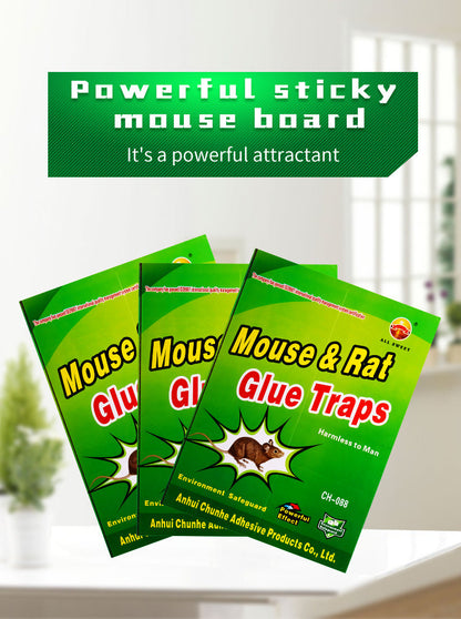 Khaha Mouse & Rat Glue Traps – Sticky Trap Boards with Bait