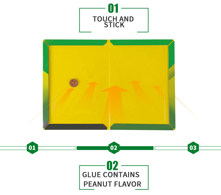 Khaha Mouse & Rat Glue Traps – Sticky Trap Boards with Bait